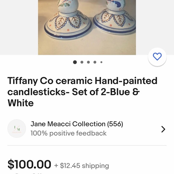 TIFFANY  CANDLE STICK HOLDER - Picture 14 of 14